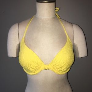 Yellow Swimsuit Top